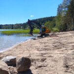 Meren rannan ruoppaus Salo – Meri Works A. Saario