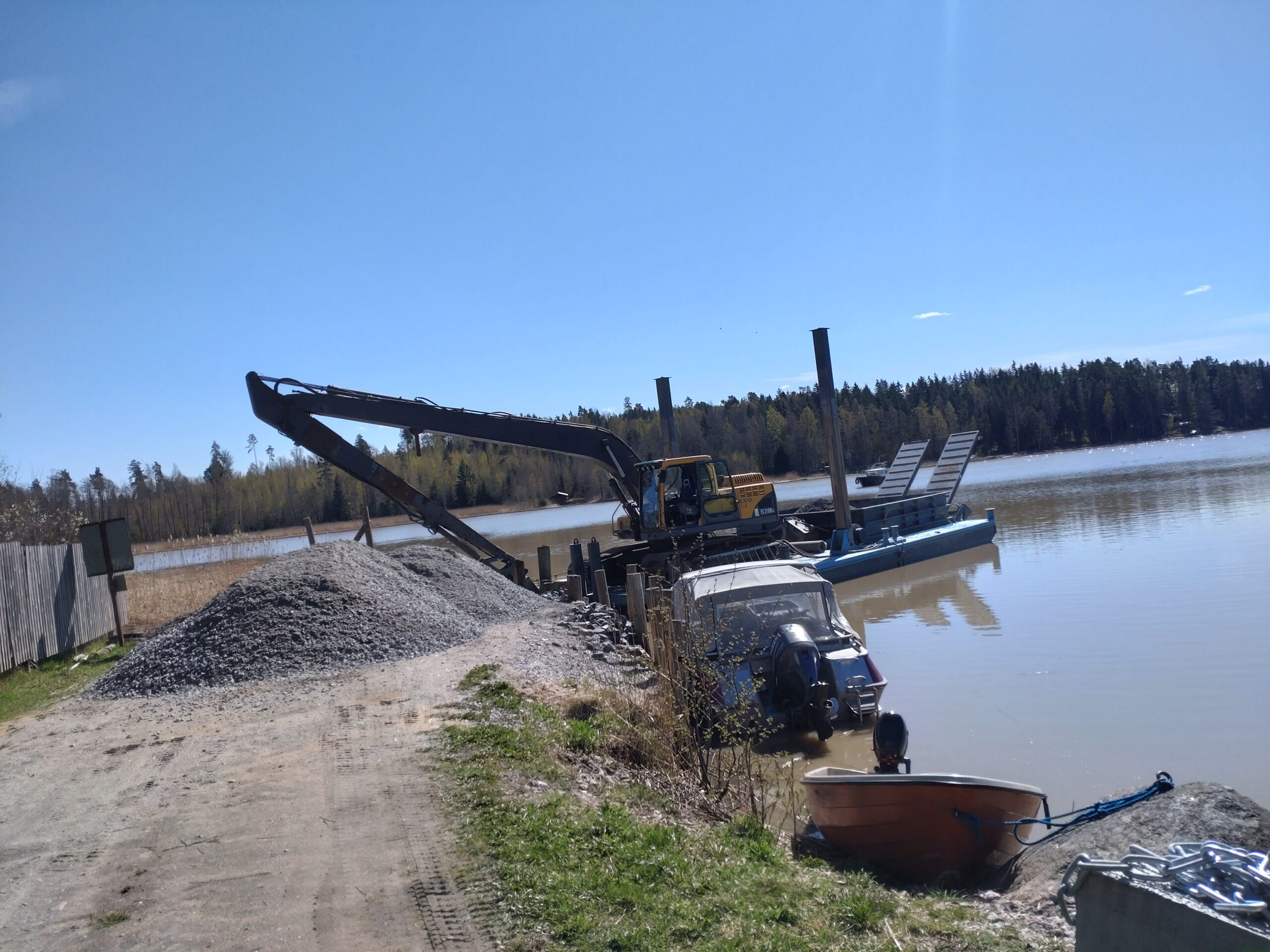 Rannan ruoppaus Ruoppaus Salo